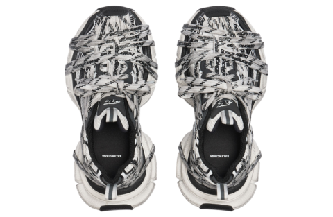 Balenciaga 3xl Extreme Laces Logo White / Black 3XL Extreme Lace - изображение 4