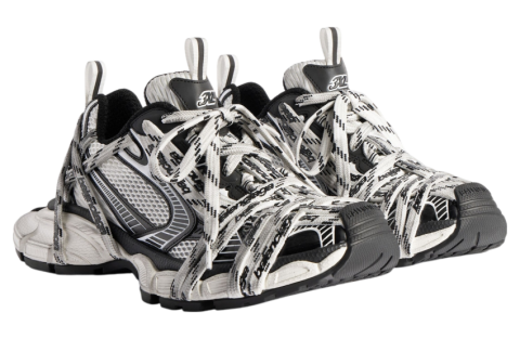 Balenciaga 3xl Extreme Laces Logo White / Black 3XL Extreme Lace - изображение 2