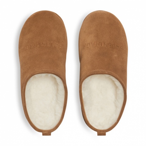 Balenciaga Alaska Soft Mule in Brown