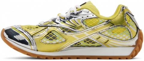 Bottega Veneta Orbit Silver & Yellow - изображение 3