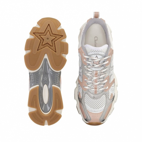 Dior Chrono Sneaker White Mesh with Nude Chrono - изображение 4