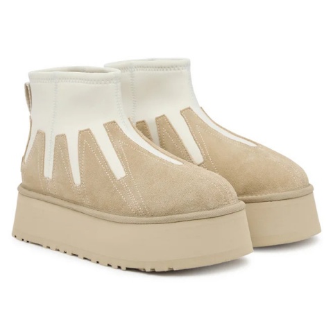 UGG Classic Mini Dipper Platform Ankle Boots Neutrals Classic Mini Dipper - изображение 2