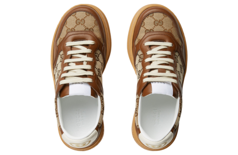 Gucci GG WMNS Brown Leather / Canvas - изображение 3