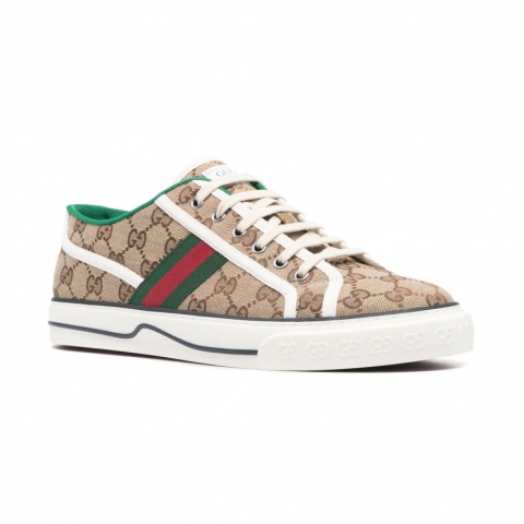 Gucci Tennis 1977 Beige / Ebony Original GG Canvas - изображение 2