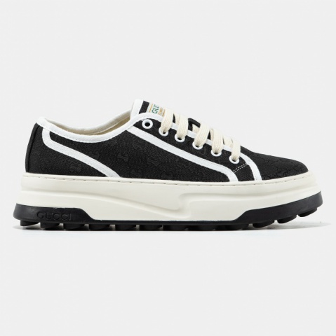 Gucci Tennis 1977 GG Monogram Black