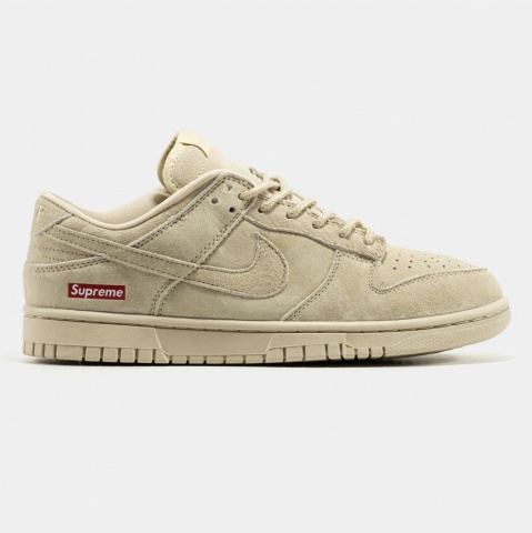Nike SB Dunk Low Suede Beige x Supreme