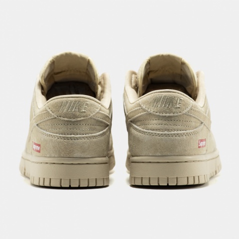 Nike SB Dunk Low Suede Beige x Supreme SB Dunk Low - изображение 5