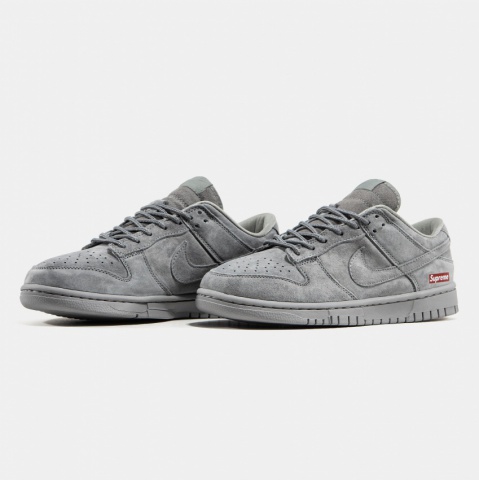 Nike SB Dunk Low x Supreme Suede Grey SB Dunk Low - изображение 2